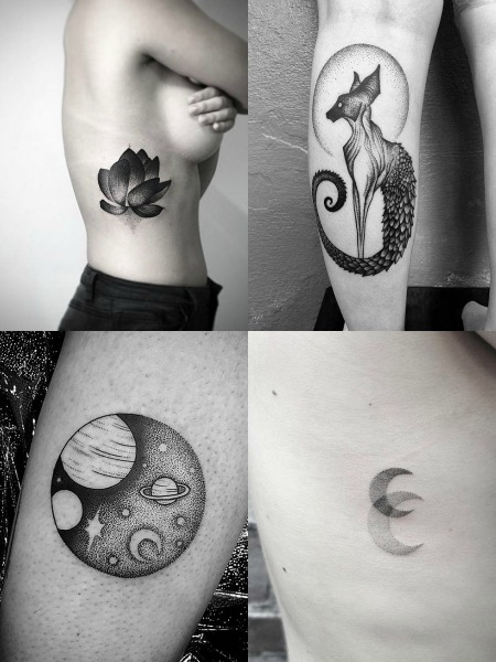 SANAT ESERİ GİBİ GÖRÜNEN 10 DOTWORK DÖVME