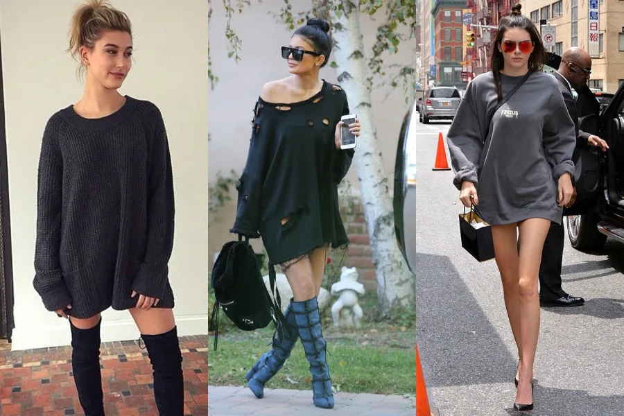 SWEATSHIRT'LERİNİZİ ELBİSE OLARAK GİYMENİN 9 YOLU