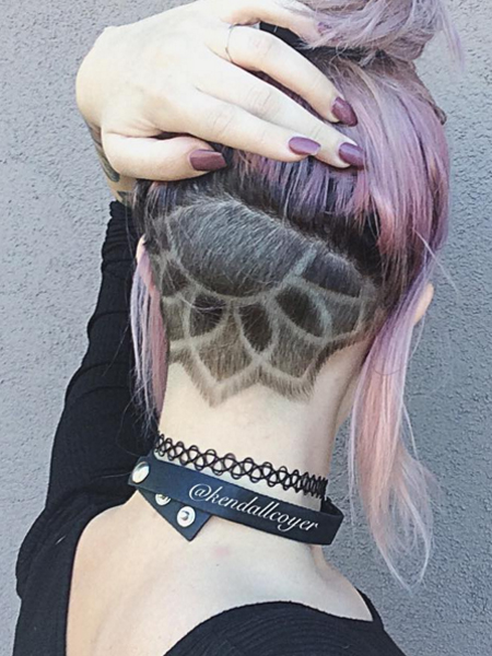 YENİ TREND CESARET İSTEYEN SAÇ DÖVMELERİ