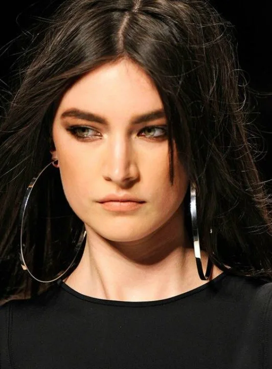 küpeye göre saç modeli 3