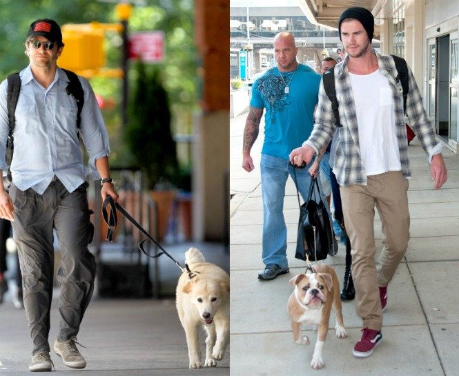 ÜNLÜ ERKEKLER VE KÖPEKLERİ