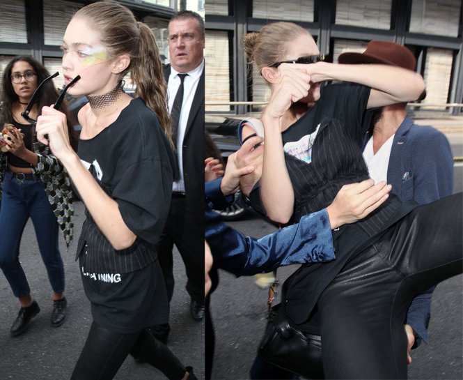 GIGI HADID HAYRANI TARAFINDAN SALDIRIYA UĞRADI