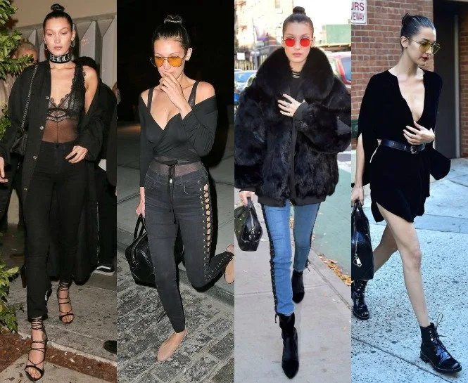 bella hadidin saç modelleri