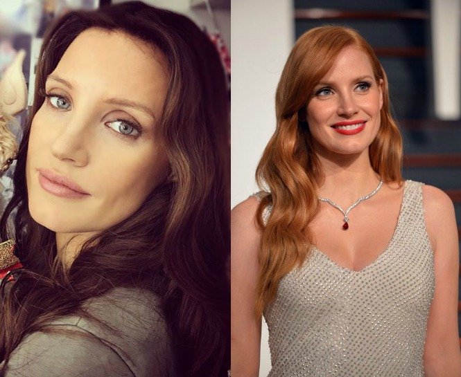 JESSICA CHASTAIN’IN İLHAM VERİCİ SAÇ MODELLERİ