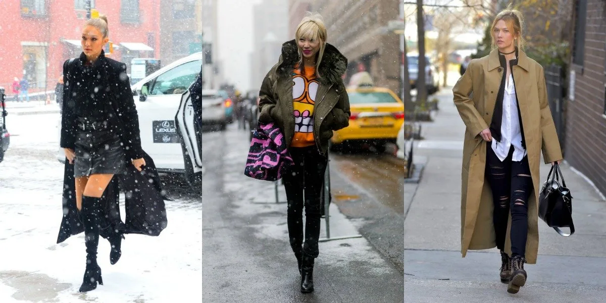 ÜNLÜ MODELLERDEN SOĞUK HAVALAR İÇİN KOMBİN ÖNERİLERİ