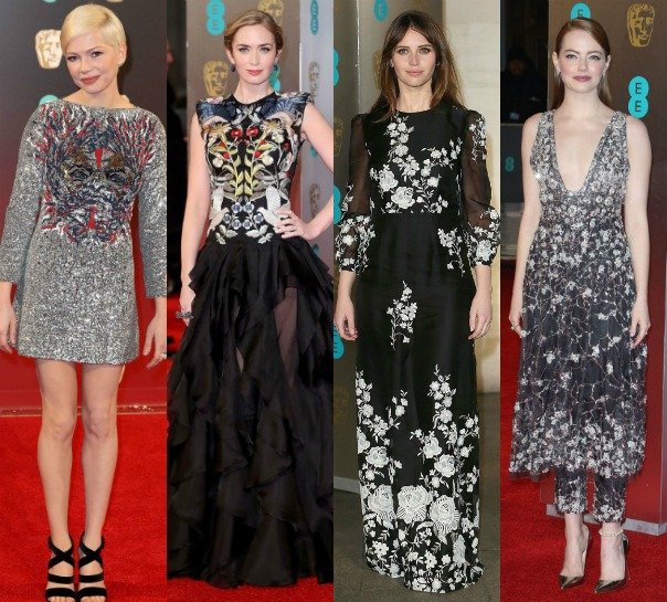 BAFTA 2017 EN İYİ  KIRMIZI HALI GÖRÜNÜMLERİ