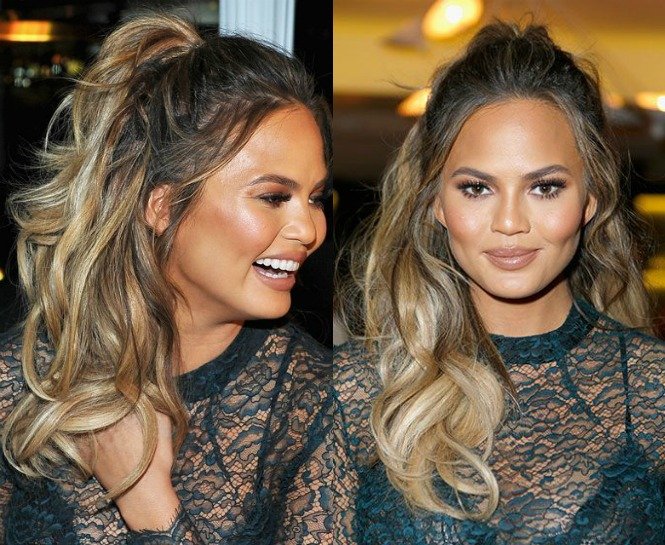 CHRISSY TEIGEN’IN İMZASI HALİNE GELEN SAÇ MODELLERİ