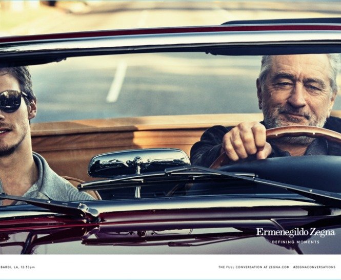 ROBERT DE NIRO, ERMENEGILDO ZEGNA’NIN YENİ REKLAM KAMPANYASINDA