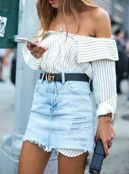 GÖMLEK VE JEAN ETEK İKİLİSİNE YENİ YORUM a