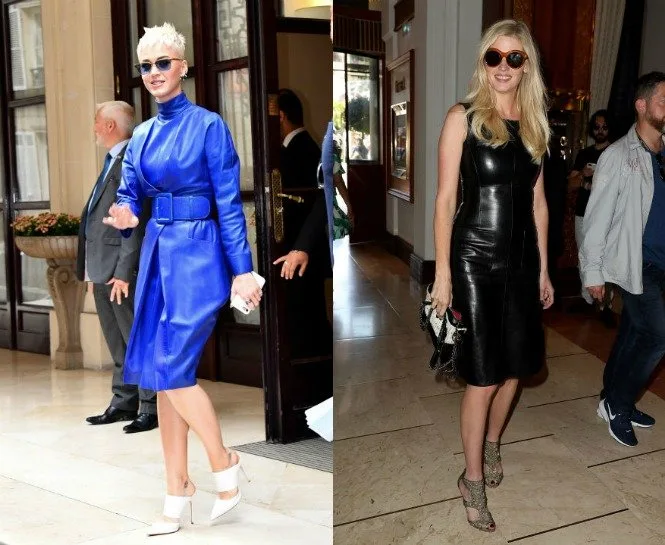 DERİ PARÇALARLA SICAK HAVAYA MEYDAN OKUYAN ÜNLÜLER