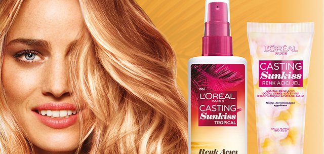 L’OREAL PARIS SUNKISS İLE SAÇLARDA GÜNEŞ IŞIĞI ETKİSİ!