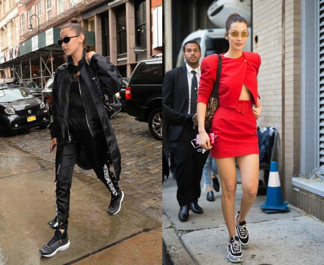 BELLA HADID’İN COOL VE ŞIK SNEAKER KOMBİNLERİ