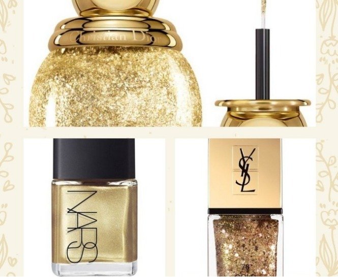 PARLAK VE GÖZ ALICI 7 ALTIN RENGİ OJE