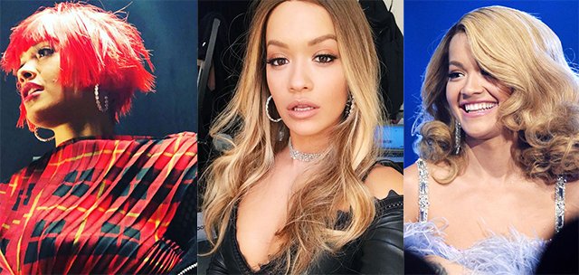 RITA ORA’DAN BİR GECEDE 7 AYRI SAÇ MODELİ