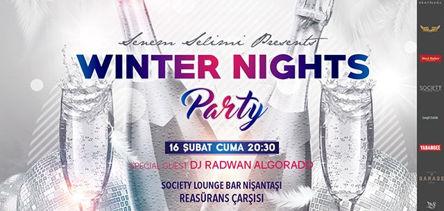 SOCIETY LOUNGE BAR MİSAFİRLERİNİ “WINTER NIGHTS PARTY” İLE AĞIRLIYOR