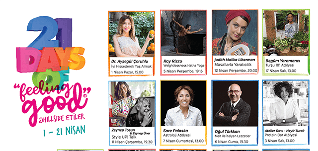 İYİ HİSSETMEK İSTEYENLER 21 GÜN BOYUNCA HILLSIDE CITY CLUB ETİLER’DE BULUŞUYOR!