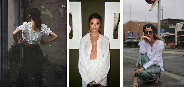 INSTAGRAM FENOMENLERİNİN VAZGEÇİLMEZİ BEYAZ BLUZU STİLİNİZE UYARLAYIN