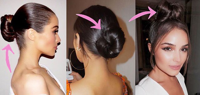 ÜNLÜLERİN SAÇ ARTİSTİNDEN PRATİK VE ŞIK 4 FARKLI TOPUZ ÖNERİSİ