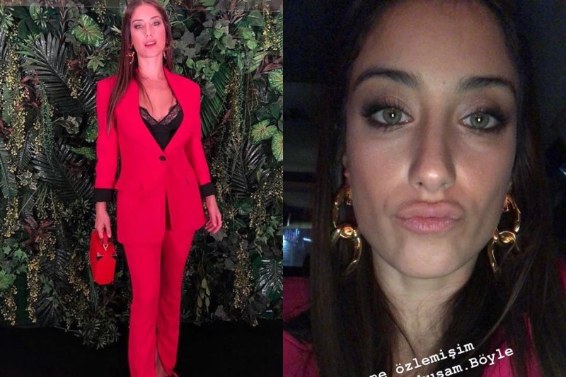 Hazal Kaya’nın Şık ve Rahat Gece Stili