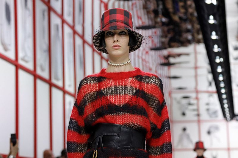 Dior Sonbahar/Kış 2019 Defilesinin Ekose Detayları