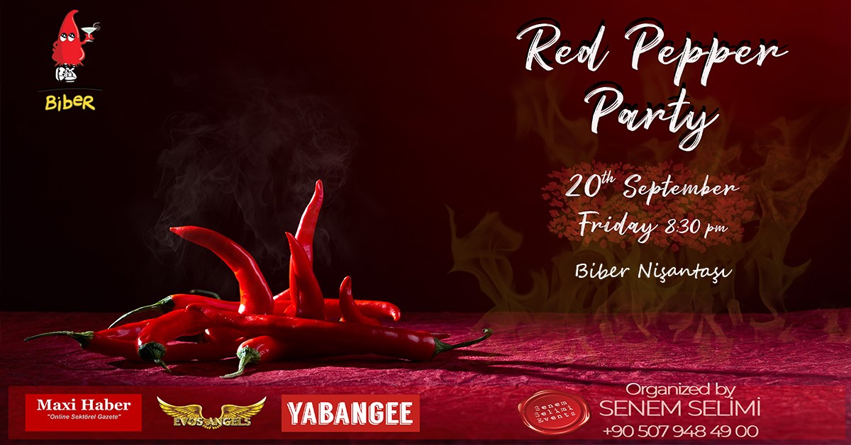 Red Pepper Party 20 Eylül’de