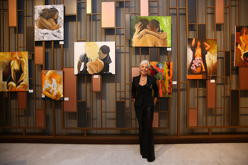 Ünlü Ressam Mine Tudun’un Eserleri  Hilton Maslak’ta Sergilendi