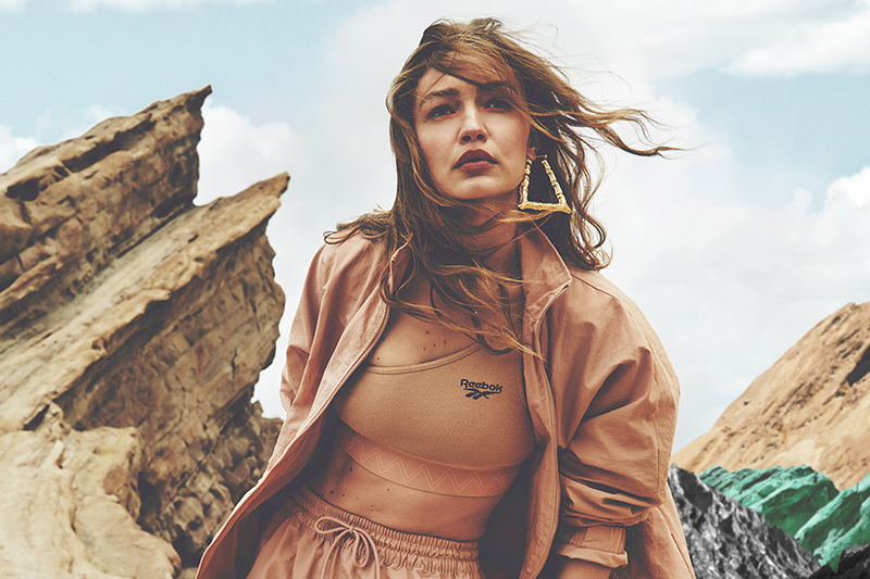 Gigi Hadid ve Reebok Doğadan İlham Alarak Tasarladı