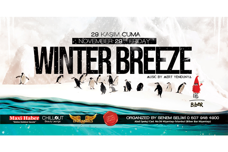 29 Kasım’da Eğlence Winter Breeze Party’de