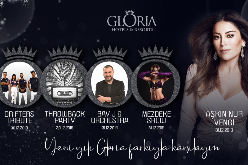 Gloria Hotels & Resorts Yeni Yılı Aşkın Nur Yengi ile Karşılıyor