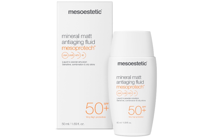 Hassas Ciltler İçin Mesoestetic Güneş Serisinden “Mineral Matt Antiaging Fluid”