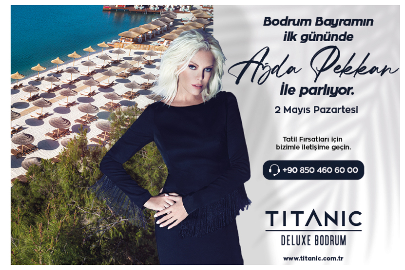 Ajda Pekkan Bayram’da Titanic Deluxe Bodrum’da Sahne Alıyor!