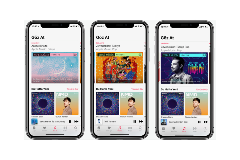 Apple Music’ten Yerli Sanatçılara Destek: “Yerli Müzik: Türkiye”