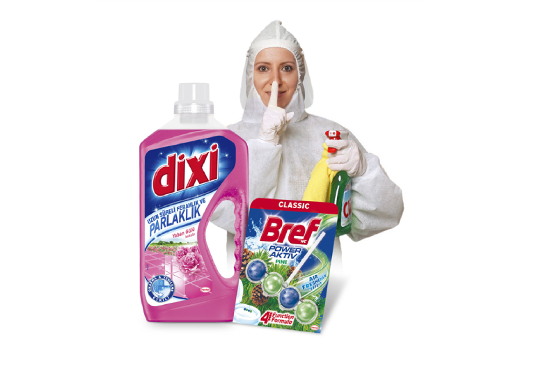 Bref ve Dixi ile Sağlık Çalışanlarımızın Evleri Tertemiz