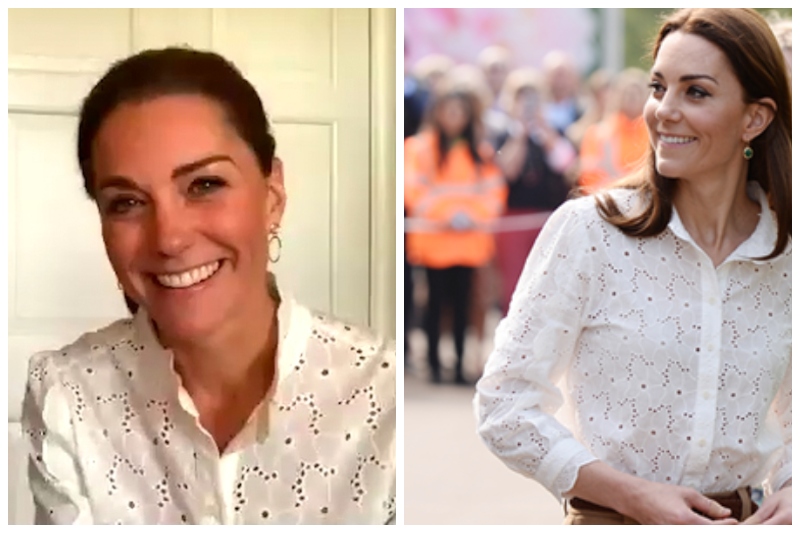 Kate Middleton’dan İlhamla Beyaz Fistolu Bluz Trendi