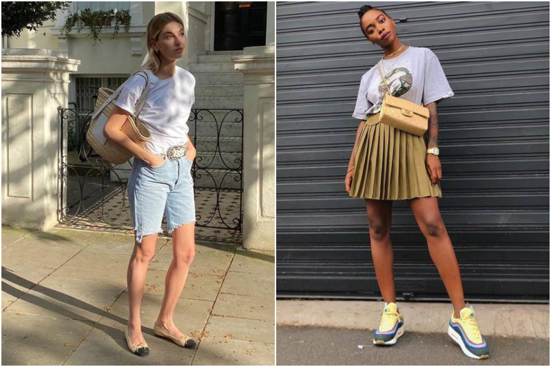 Parizyen Bir Yaz Stili İçin Basic Tişört Kombinleri