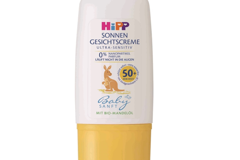 Zararlı Güneş Işınlarından, Yüzünüzü HiPP Babysanft Yüz Güneş Kremi İle Koruyun