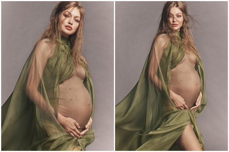Gigi Hadid Yeni Hamilelik Kareleri Paylaştı