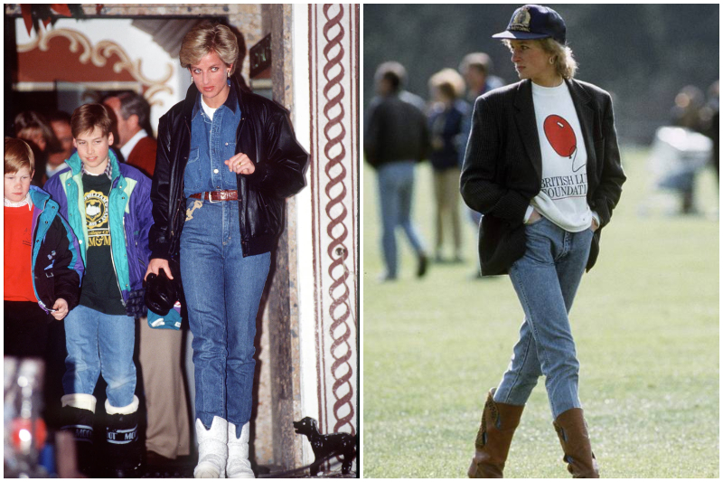 Lady Diana’dan 5 Kusursuz Jean Kombini