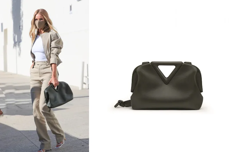 Rosie Huntinton-Whiteley Sokak Stilinde “Bottega Veneta Salon 01 Point Bag” Tercih Etti