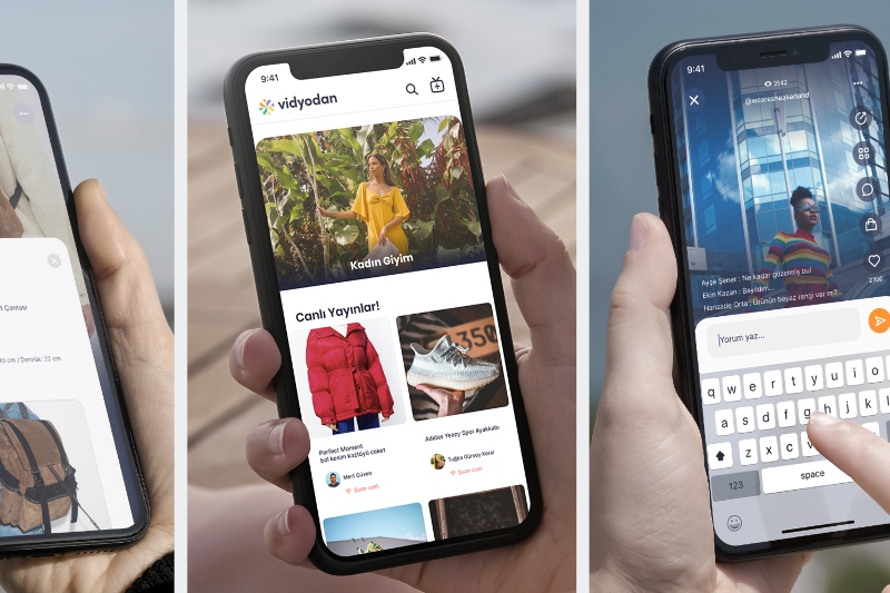 Vidyodan Canlı Yayında Alışveriş Deneyimi