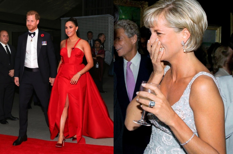 Meghan Markle Prenses Diana’nın Bileziğiyle Kırmızı Halıda