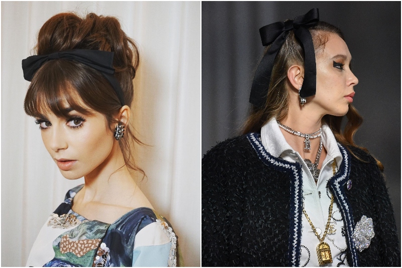 2022’ye Damga Vuracak Saç Aksesuarı: Siyah Kurdele