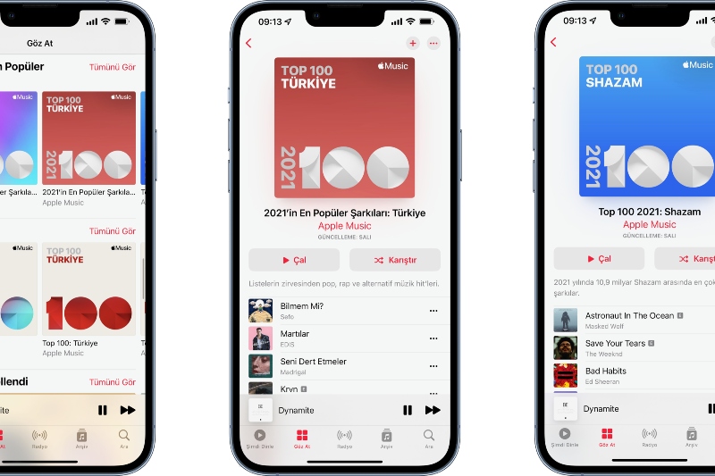 Apple Music 2021 Yıl Sonu Listeleri