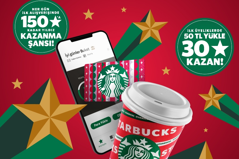 Starbucks Yeni Yılı 8 Milyon Yıldız ile Kutluyor
