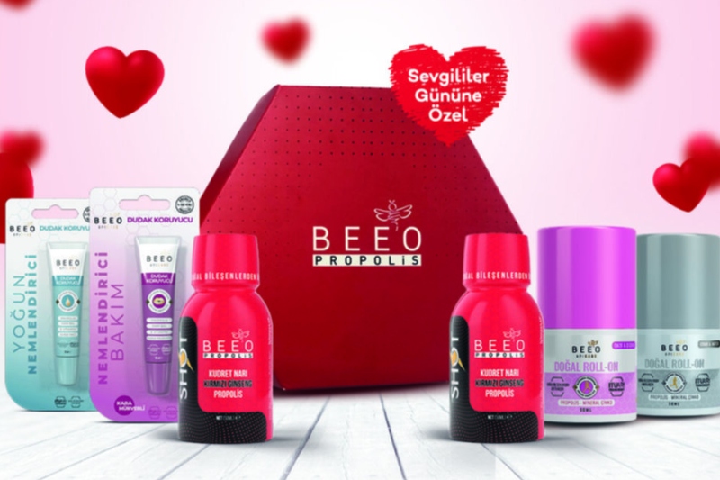 BEE’O Propolis “Zirvede Aşk” Kutusu ile Hem Sevgilinizi Hem Kendinizi Şımartın