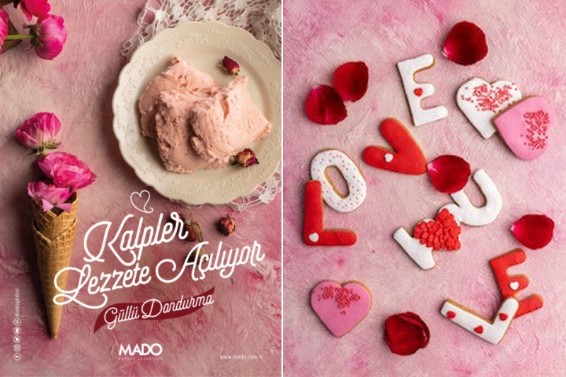 MADO’dan Sevgililer Günü’ne Özel Güllü Dondurma