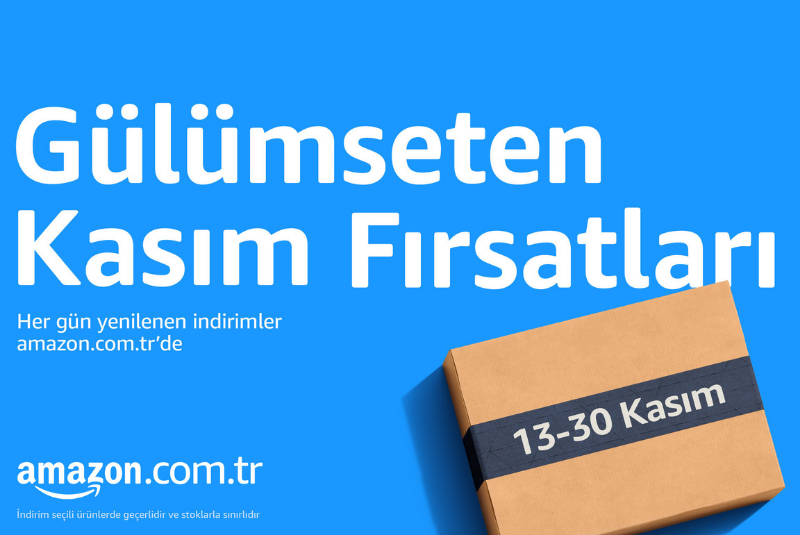 İhtiyacınız olan her şey 13-30 Kasım tarihleri arasında avantajlı fiyatlarla amazon.com.tr’de!