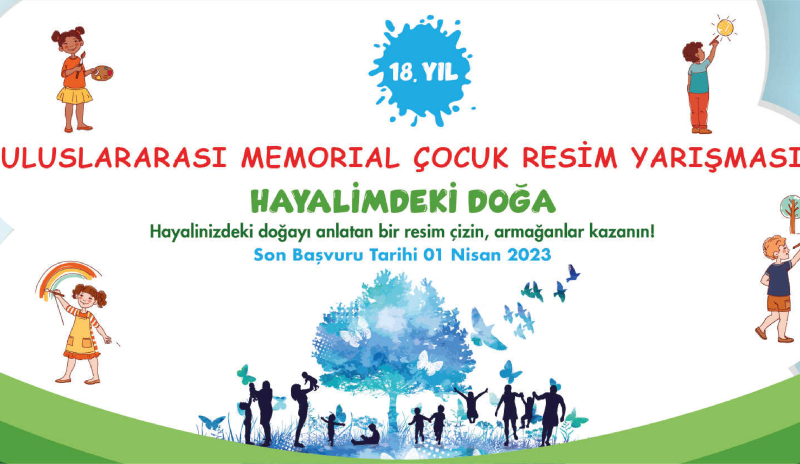 18. Memorial Uluslararası Çocuk Resim Yarışması Başlıyor!