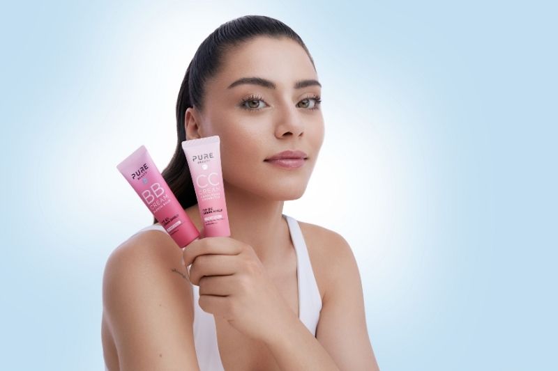 Pure Beauty BB & CC kremler ile cilt bakımında makyaj etkisi!