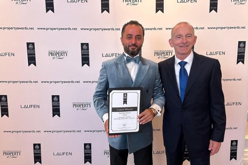 Ünlü mimar Cüneyt Darı ödüllerine bir yenisini daha ekledi